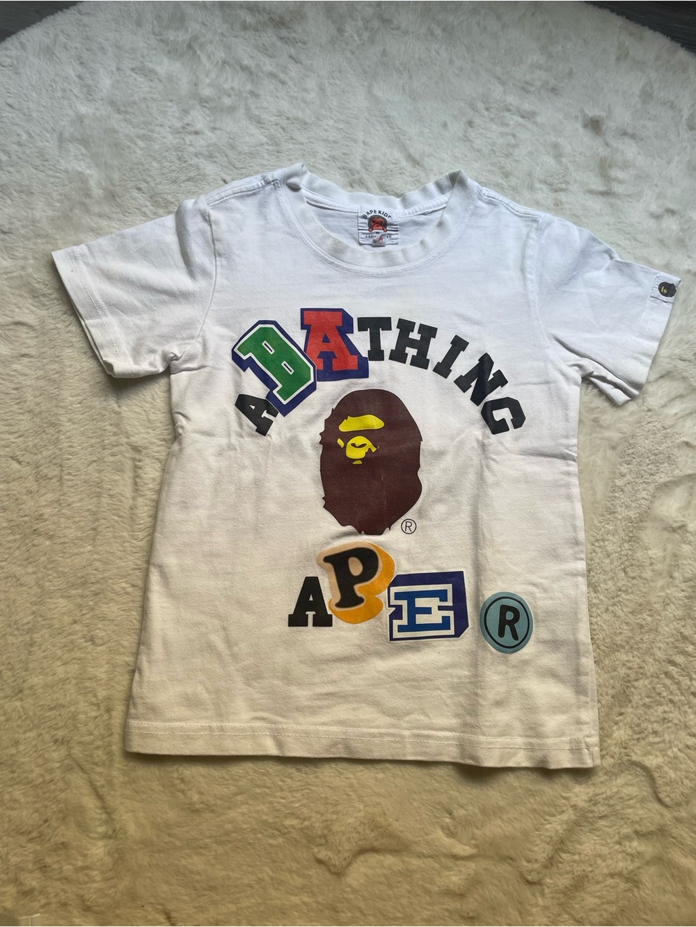 Bape Kids White tee